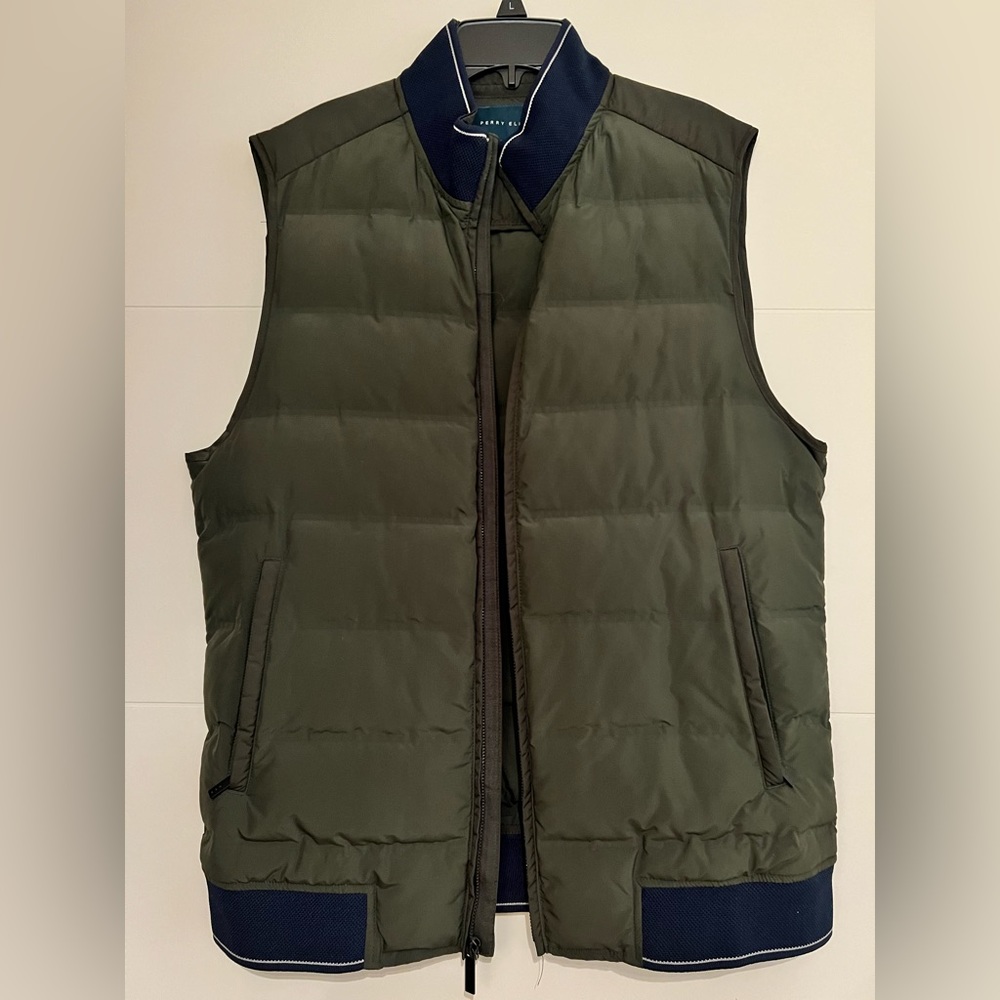 Perry Ellis Slevesless Jacket - Green - M - New
